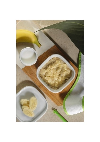 Mammi 4 Parça Porselen Mama Seti Kolay Temizlenebilir ve BPA İçermez