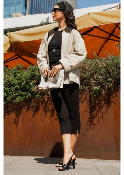 Hakiki Deri Topuklu Kadın Ayakkabısı 25PST606 modelleri