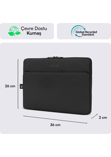 MCE-1501 14.1" Nova Eco Notebook Sleeve Siyah fiyatları