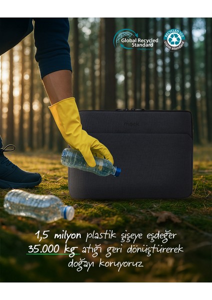 MCE-1501 14.1" Nova Eco Notebook Sleeve Siyah