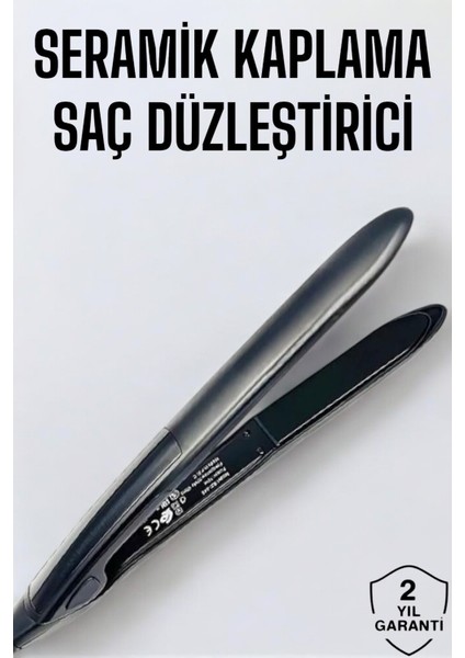 LED Ekranlı, Isı Ayarlı Seramik Kaplama Profesyonel Saç Düzleştirici