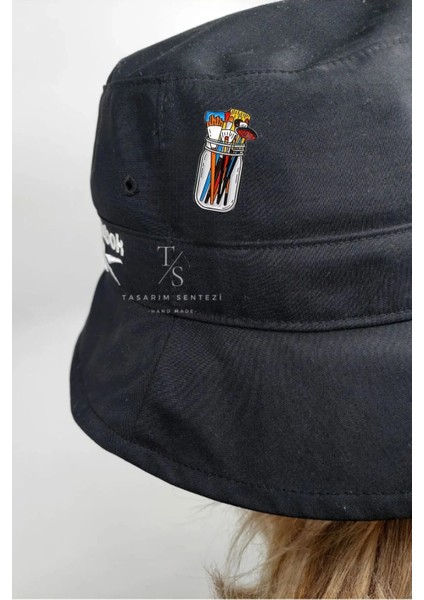 Rozet Metal Broş Sulu Boya Fırça Seti Kavanoz Resim Palet Ressam Çanta Kıyafet Şapka Takı Aksesuar indirimleri