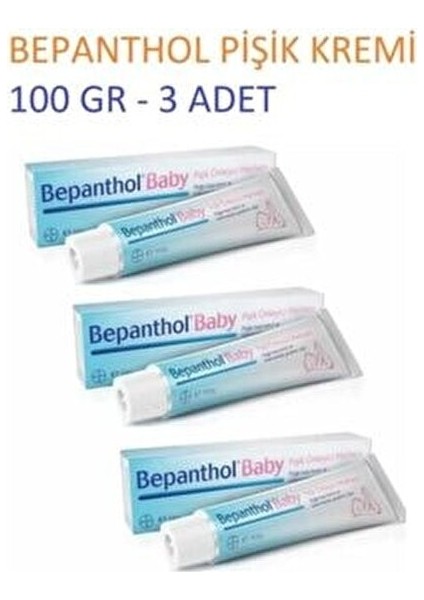 Baby Pişik Kremi 100 gr x 3 Adet Bebekler İçin Güvenli ve Etkili Bakım fiyatları