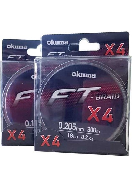 Ft-*4 Braided Line 300 mt Grey Örgü Ip 0,165MM fiyatları