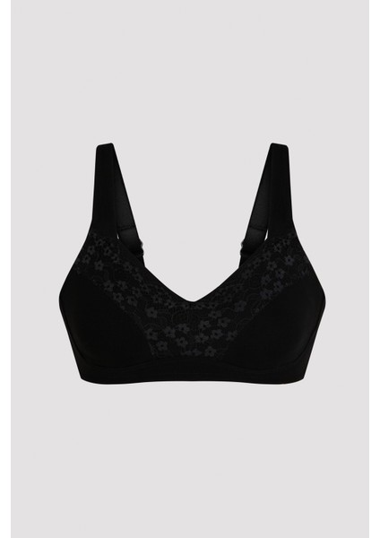 Ameliyat Sonrası Siyah Balensiz Ultra Rahat Sütyen