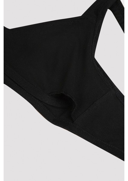 Ameliyat Sonrası Siyah Balensiz Ultra Rahat Sütyen