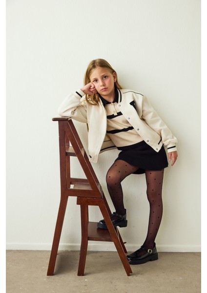 Pretty Still Siyah Külotlu Çorap