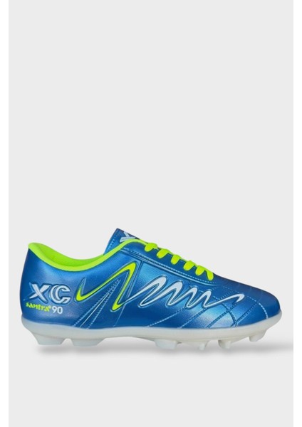 Erkek Krampon Dişli Futbol Ayakkabısı MAVİ - SARI