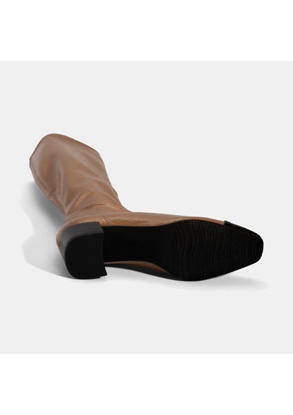 Kadın Taba Kalın Topuklu Stretch Çizme fırsatları