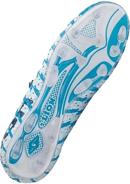 Çoraplı Bilekli Boğazlı Krampon Futbol Ayakkabısı TURKUAZ - LACİVERT