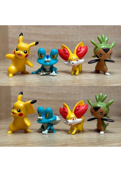 Pokemon Aksiyon Figürü Pikachu Oyuncaklar Charmander Squirtle Bulbasaur Cep Canavar Minik Şekil Çocuk Hediye (Yurt Dışından)