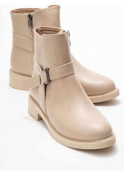 Yan Tokalı Kadın Bot Ten Cilt