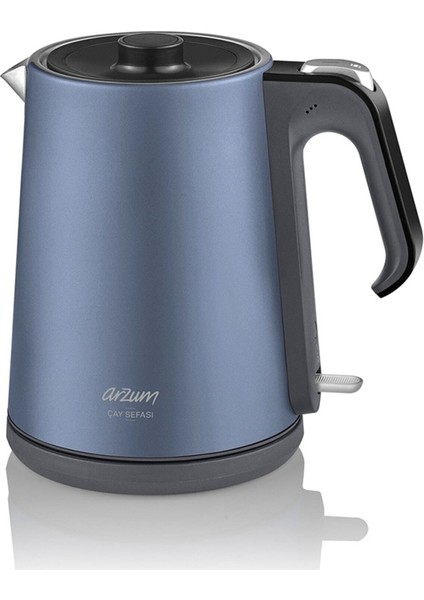 Mavi Çelik Çay Makinesi 1650W, Şık ve Güçlü Evde Kullanım Için fiyatları