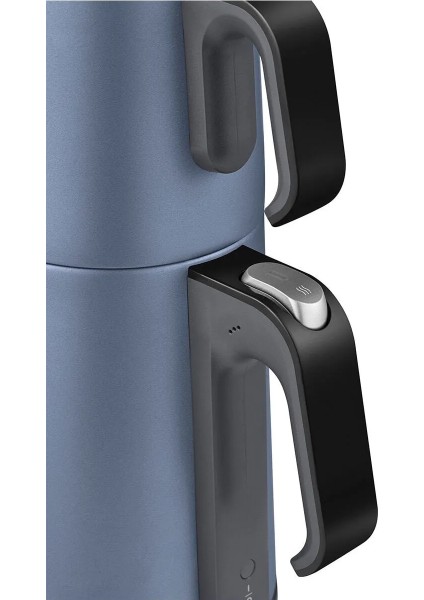 Mavi Çelik Çay Makinesi 1650W, Şık ve Güçlü Evde Kullanım Için modelleri