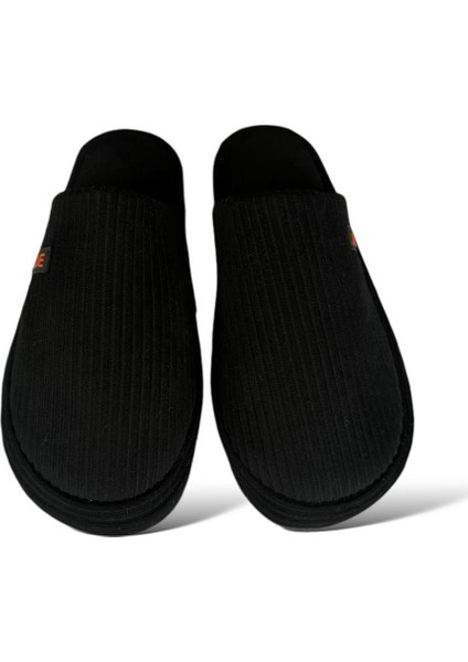 Erkek Pofuduk Ev Terliği SİYAH