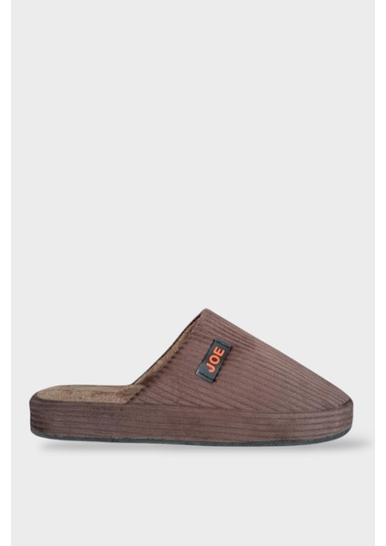 Erkek Pofuduk Ev Terliği KAHVERENGİ