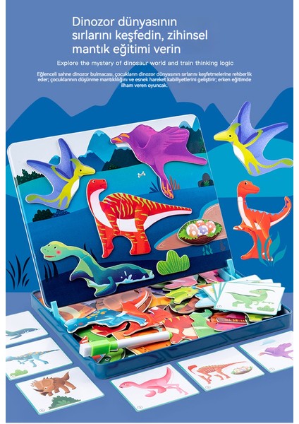 Ahşap Manyetik Demir Kutu Yapboz (Yurt Dışından) fiyatları