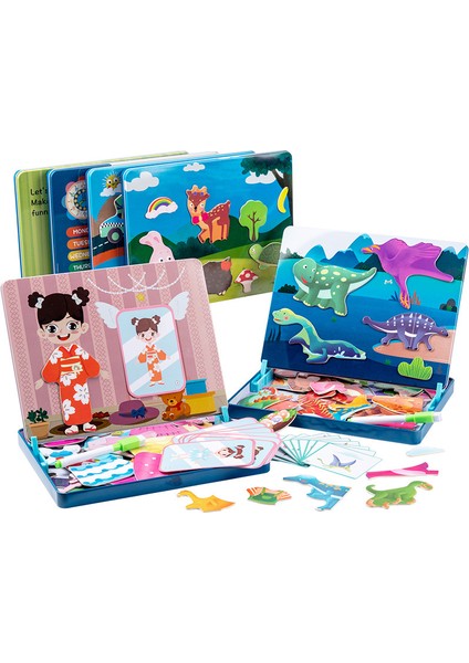 Ahşap Manyetik Demir Kutu Yapboz (Yurt Dışından) fırsatları