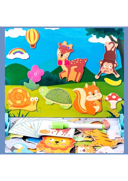 Ahşap Manyetik Demir Kutu Yapboz (Yurt Dışından) indirimleri