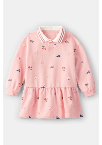 Kız Çocuk Pembe Elbise