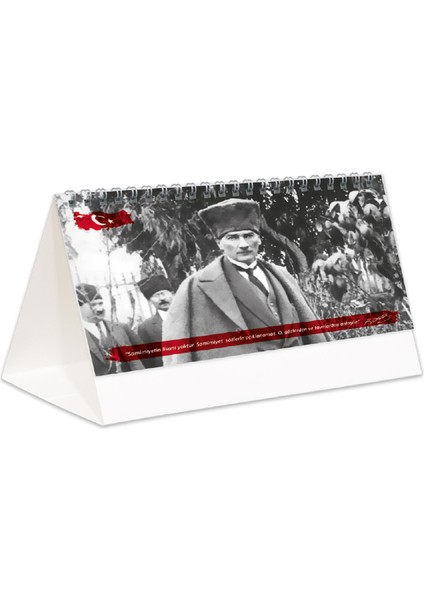 2026 Atatürk Piramit Masaüstü Takvim 21 x 17 cm fiyatları