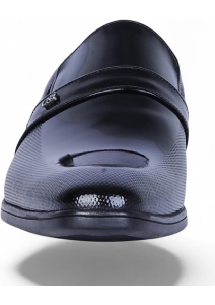 479 Siyah Rugan Kauçuk %deri Erkek Klasik Ayakkabı modelleri