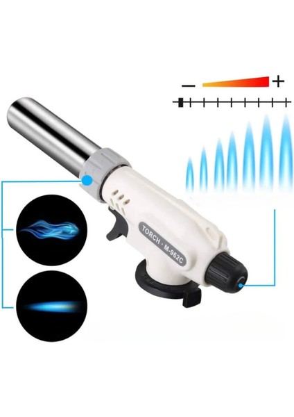 Buffer® 1300°C Çok Amaçlı Gaz Torch Çakmak - Mutfak, Mangal, Lehimleme Pürmüz Alev Tabancası modelleri