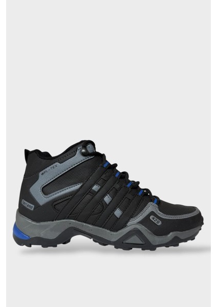 Erkek Kışlık Trekking Spor Bot Siyah Sax