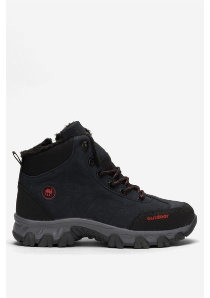 Soğuk Geçirmez Unisex Uzun Outdoor Trekking Bot Ayakkabı LACİVERT