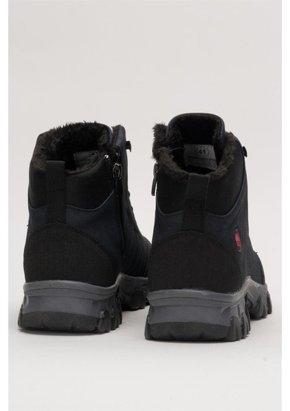 Soğuk Geçirmez Unisex Uzun Outdoor Trekking Bot Ayakkabı LACİVERT
