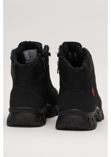 Soğuk Geçirmez Unisex Uzun Outdoor Trekking Bot Ayakkabı SİYAH
