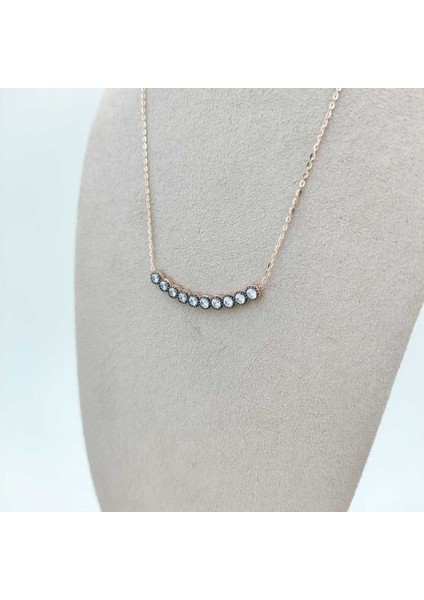 Taşlı Rose Kolye – KLY1015 fiyatları
