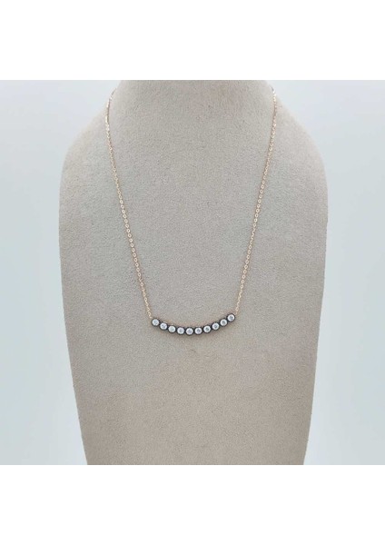 Taşlı Rose Kolye – KLY1015 modelleri