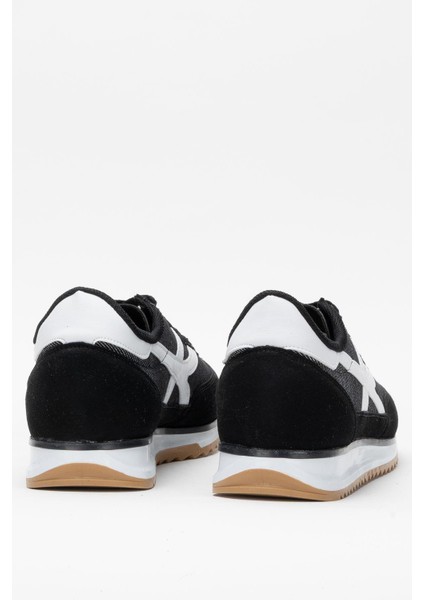 Erkek Keten Günlük Spor Ayakkabı Siyah - Beyaz fırsatları