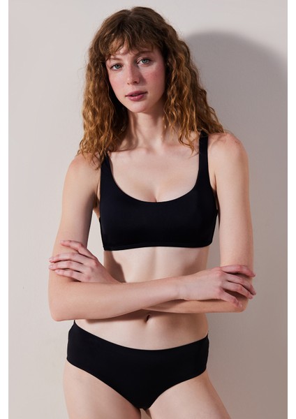 Bra Siyah Bikini Üstü