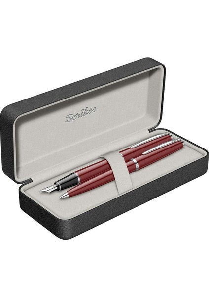 Dolmakalem+Tükenmez 33 Lüks Kutulu Bordo modelleri