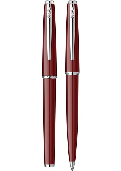 Dolmakalem+Tükenmez 33 Lüks Kutulu Bordo