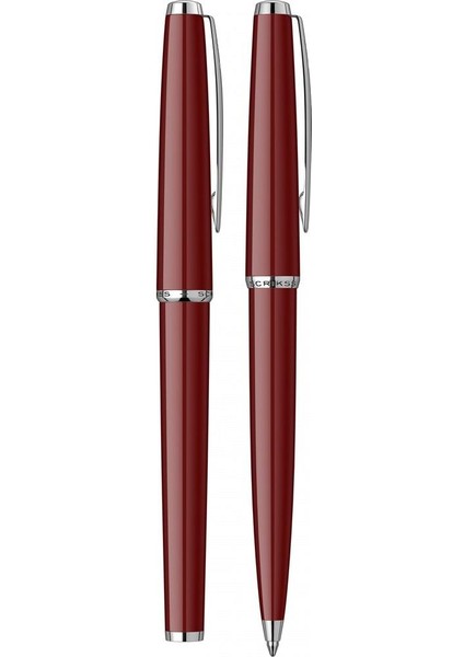 Dolmakalem+Tükenmez 33 Lüks Kutulu Bordo