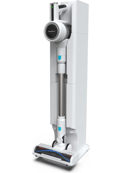 V10 Pro Otomatik Boşlatma Sistemli LED Başlıklı Multiflex Gövde Şarjlı Dikey Süpürge