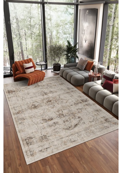 Dekoratif Yıkanabilir, Kaymaz Tabanlı, Modern Salon Oturma Odası Halısı - FR25 modelleri