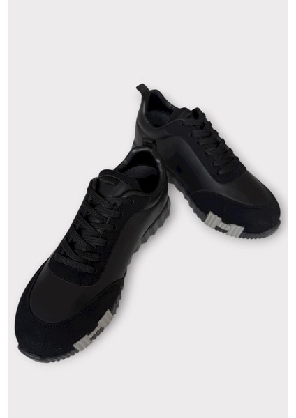 Erkek Günlük Sneaker Ayakkabı Siyah fırsatları