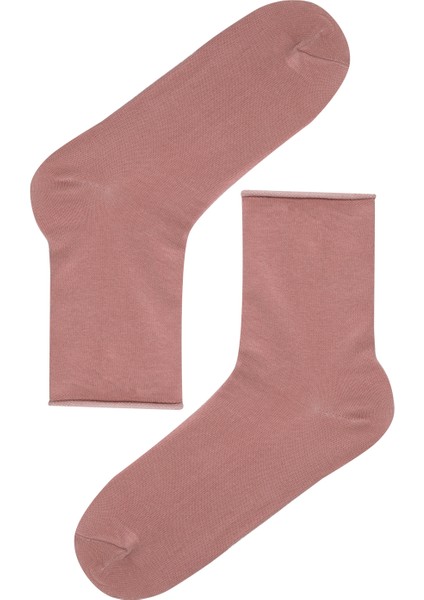 4 Çift Pamuklu Rahat Lastik Soket Çorap