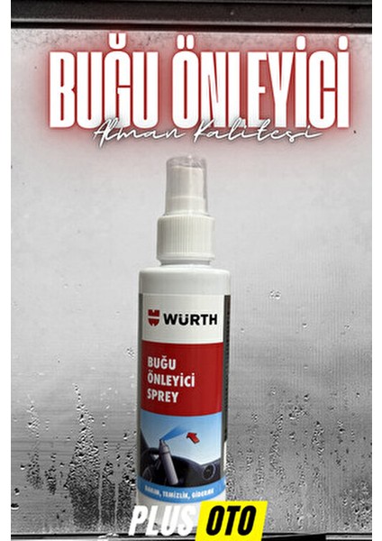 Buğu Önleyici Sprey 150 ml Araç Camlarında Net Görüş ve Güvenli Sürüş İçin fırsatları