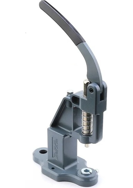 Mavi Renkli Tulumba Presi ile Çıtçıt, Rivet, Kuşgözü ve Perçin Uygulama Aracı