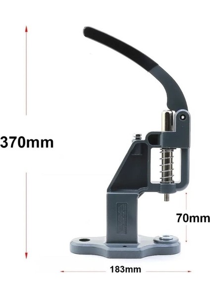 Mavi Renkli Tulumba Presi ile Çıtçıt, Rivet, Kuşgözü ve Perçin Uygulama Aracı modelleri