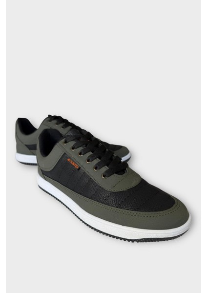 Erkek Ortopedik Günlük Yürüyüş Rahat Spor Ayakkabı Haki - Siyah fiyatları