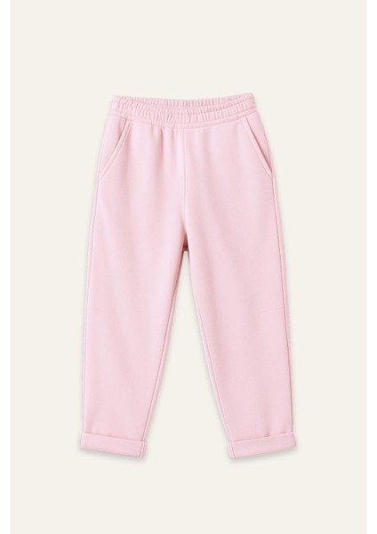 Kız Çocuk Fırçalı Tek Alt - Pembe