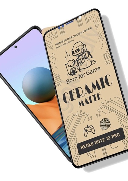 Xiaomi Redmi Note 10 Pro Uyumlu Mat Seramik Nano Cam Tam Kaplayan Full Ekran Koruyucu fiyatları