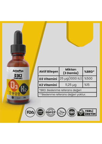 D3/k2 Vitamin Drop fırsatları