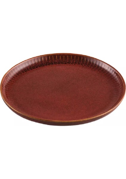 Horeca Efes Düz Tabak Kırmızı 28 cm